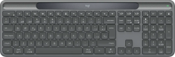 Клавиатура LOGITECH Slim Solar+ for Business - GRAPHITE - US INT'L - 2.4GHZ-BT - INTNL-973 - UNIV