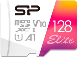 Карта памет Silicon Power Elite, 128GB, microSDHC/SDXC, U1 V10, Full HD 1080p