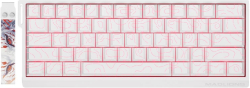 Клавиатура Professional Gaming Mechanical Keyboard MAD 60 HE Flagship V2 - 8K, Magnetic Amber Pro Switches - White