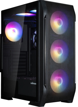 Zalman кутия за компютър Case ATX - N7 PLUS - 7 fans included, Tempered Glass