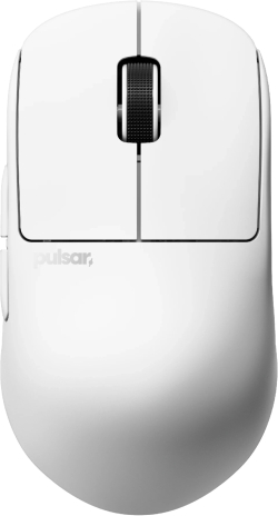 Pulsar професионална геймърска мишка Wireless Gaming Mouse X2H Crazylight Uyuni White