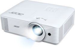 Проектор Acer Projector P1258i, DLP, XGA (1024x768), 4800 ANSI Lumens, 20000:1, 1.3x, 2x HDMI (1.4a), VGA, RCA, Audio in/out, White
