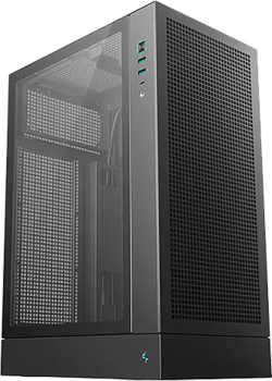Кутия DeepCool CH170 PLUS, Mini Tower, Mini-ITX-Micro-ATX, Mesh Panel, Black, R-CH170-BKNGM0-G, 2Y