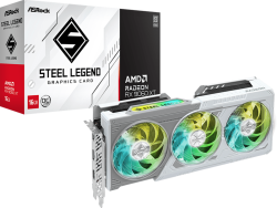 Видеокарта ASROCK AMD Radeon RX 9060 XT Steel Legend OC, 16GB GDDR6, 128-bit, HDMI, 2x DP