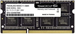Памет 8 GB DDR3L SODIMM 1600 Team Group Elite