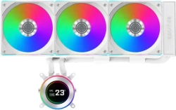 Водно охлаждане Охладител за процесор Lian Li HydroShift II LCD-C 360CL ARGB - Бял