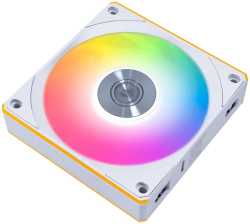 Вентилатор Lian Li UNI FAN CL Wireless ARGB PWM Reverse - 120 mm, бял