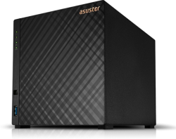 Мрежов сторидж (NAS/SAN) Asustor AS1204T, 4 bay NAS, Realtek RTD1619B, Quad Core, 1.7 GHz, 1GB DDR4 (not expandable), 2.5GbE x1, 3 x USB 3.2 Gen 1, WOW