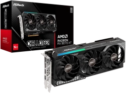 Видеокарта ASROCK AMD Radeon RX 9070 XT Challenger 16GB GDDR6 256-bit, PCIe 5.0 x16, 1x HDMI, 3x DP