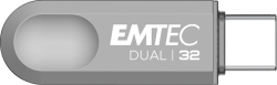 Флаш памет EMTEC USB 3.2 Type-C Dual D280 32 GB, двустранна