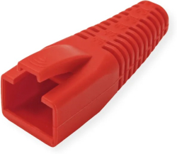 Конектор / букса Roline 12.01.1111 :: Kink, защитна обувка за RJ-45, 10 бр. , червен