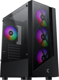 Xigmatek кутия Case ATX - Duke - 4 RGB Fans