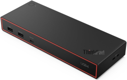 Докинг станция LENOVO ThinkPad USB4 Dock 5000 - 100W, HDMI, DP, USB-C, 1GbE, 100 Watt, черен