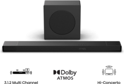 Озвучителна система Hisense AX3120Q ,3.1.2 Ch., 440W, BT, Dolby Atmos, Black