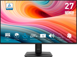 Монитор MSI PRO MP275 E2 Professional Business Monitor, 27" 120Hz, FHD (1920x1080) 16:9, IPS Anti-glare, 1ms-4ms, 300nits, 1500:1, 178-178