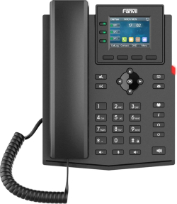 Fanvil телефон Wi-Fi IP Phone X303W Black, VoIP Enterprise Phone