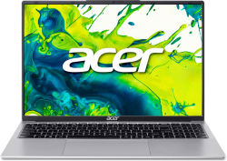 Лаптоп Acer Aspire Lite 16 AL16-54P-56Z1, 16.0", Full HD+, Intel Core i5-1334U, Intel Iris Xe Graphics, 16 GB, 512 GB SSD, Без OS, Сребрист
