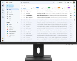 Монитор Lenovo ThinkVision E27-40 27" IPS, WLED, 1920x1080, 16:9, 100Hz, 300 cd-m2, 1500:1, HDMI, DP, VGA, Черен