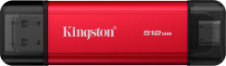 Kingston 512GB Dual USB-A-C Portable SSD, Up to 1050MB-s USB 3.2 Gen 2