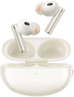 Безжични слушалки REALME Buds Air 5 Pro, Bluetooth 5.3, ANC, IPX5, Бежови