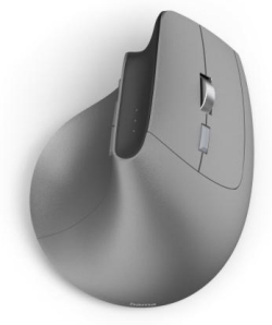 Мишка HAMA EMW-700, 2400 dpi, Bluetooth 2.4 GHz, ергономична, вертикална, мулти-устройство, антрацит