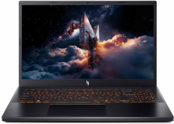 Лаптоп Acer Nitro V 15 AI ANV15-42-R1UL, 15.6", Full HD, AMD Ryzen 7 7445HS, NVIDIA RTX 4050 6GB GDDR6 DLSS 3, 16 GB, 1 TB SSD, Без OS, Черен