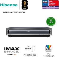 Hisense projector PX3-PRO Home Cinema, 3000;1,3x HDMI,1x LAN, Black
