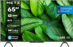 METZ Телевизор 65 UHD LED SMART TV, 4K, Google TV, Frameless