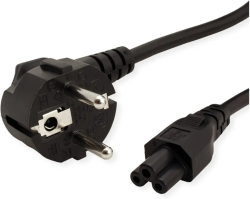 VALUE 19.99.1027 :: Кабел захранващ, Compaq, конектор 3-pin, черен, 0.8 м