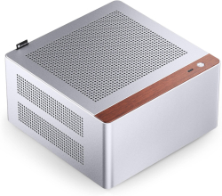 Кутия Jonsbo NV10, Mini ITX, Mini Tower, 1x USB-C, сребрист