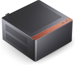 Кутия Jonsbo NV10, Mini ITX, Mini Tower, 1x USB-C, черен