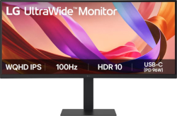 Монитор LG 34U650A-B, 34" UltraWide 21:9, IPS, Curved, 100 Hz, 5ms, 1000:1, 300cd-m2, WQHD 3440x 1440, sRGB 99%, HDR 10, HDMI