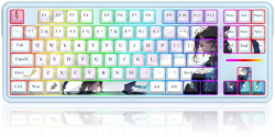 Клавиатура Redragon Antonium Pro Anime Bluemarine K728AK-RGB-PRO с RGB, геймърска, механична