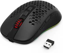 Мишка геймърска Redragon Hana M694-RGB, 8000 DPI, Bluetooth, 2.4Ghz, RGB осветление, 7 бутона, черен