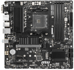 Дънна платка MSI B550M PRO-VDH, B550, AM4, mATX, 4x DDR4, 2x M.2, HDMI/DP/VGA