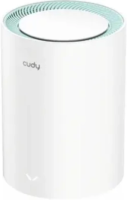Безжични WiFi Mesh системa Cudy M1500-1 pack AX1500, WiFi 6 мрежа за цял дом, 2× Антени, 3х гигабитни Ethernet порта, бял