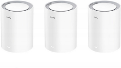 Cudy M3600-3-pack BE3600 WiFi 7 система за цял дом, двулентова, 3600 Mbps, 7000 кв. фута, бял