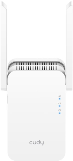 Безжичен екстендър Cudy RE3600 WiFI7, 1x Gigabit Ethernet Port, двулентов Wi‑Fi 7, 3600 Mbps, бял