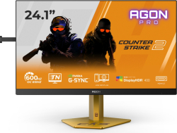Монитор AOC CS24A, 24.1" TN eSports WLED, 1920x1080@610Hz (OC, Native 600Hz), 0.5ms GtG, 0.3ms MPRT, Tilt, Height Adjust, Pivot, Swivel