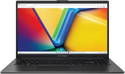 Лаптоп ASUS Vivobook Go 15 E1504FA-BQ2339, 15.6", Full HD, AMD Ryzen 3 7320U, AMD Radeon 610M, 8 GB, 512 GB SSD, Без OS, Черен