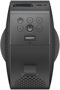 Проектор BenQ GV50P, 550 lm, 1080p, Laser, REC 709, TR1.2, HDMI2.0, USB-C, Google TV, 16W treVolo BT Spk, battery, черен