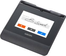 Графичен таблет WACOM Signature Set STU-540 за подпис, Sign Pro PDF, 5" LCD, EMR технология, USB, черен