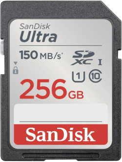 SanDisk Карта памет Ultra SDXC Memory card 256GB 150MB-s