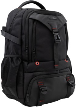 Раница за лаптоп WHITE SHARK DEFENDER, 20", USB порт, 370×510×170 мм, черен