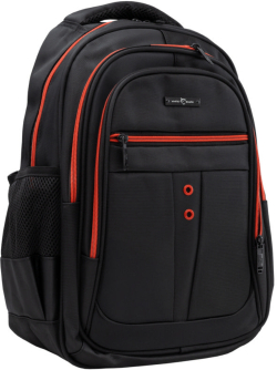 Раница за лаптоп WHITE SHARK EXPLORER, 14", водоустойчива, 320×410×120 мм, черен