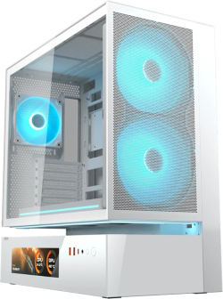 Кутия COUGAR CFV235 Mesh Vision PC Case, Mid Tower, Бял