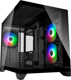 Кутия COUGAR FV150 Mini RGB PC Case, Mid tower, Черна