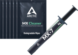 Термо паста Arctic MX-7 Thermal Compound - 4 гр + 6 броя MX Cleaner