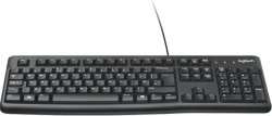Клавиатура Logitech K120, USB, кабелна, БДС, черен