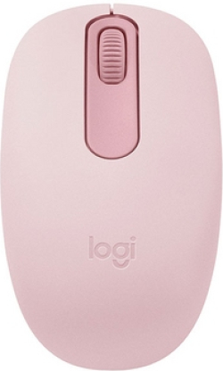 Мишка Logitech M196 Bluetooth, оптична, 1000 DPI, 2 бутона, розов